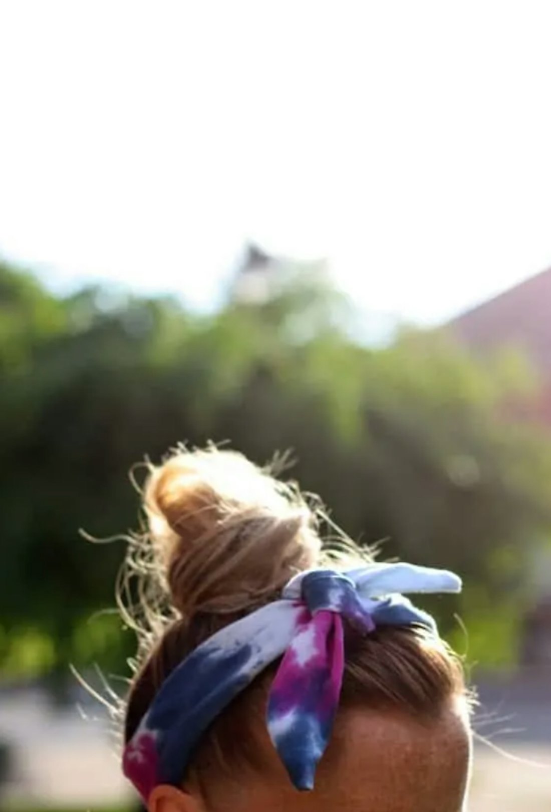 Tie-Dye headbands are a tie-dye summer craft to make with kids.