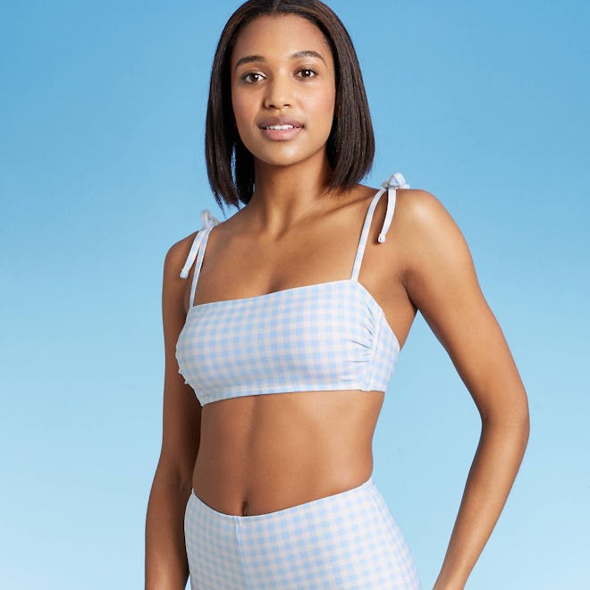 Kona Sol Gingham Bikini Top & Bottoms