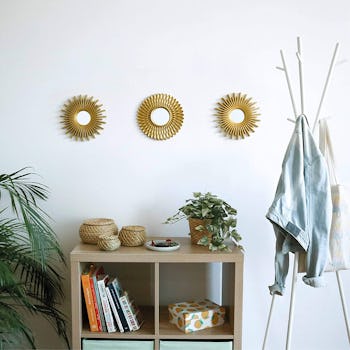 BONNYCO  Gold Wall Mirrors (3-Piece)