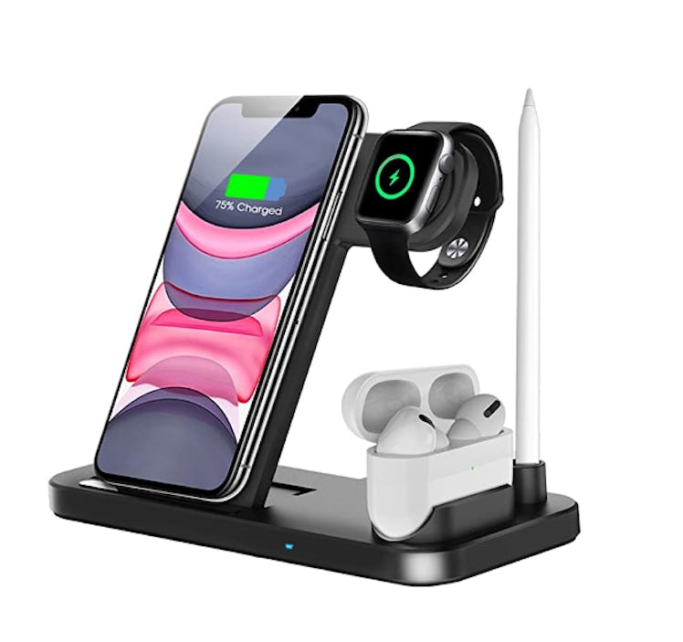 QI-EU 4 in 1 Fast Wireless Charging Station