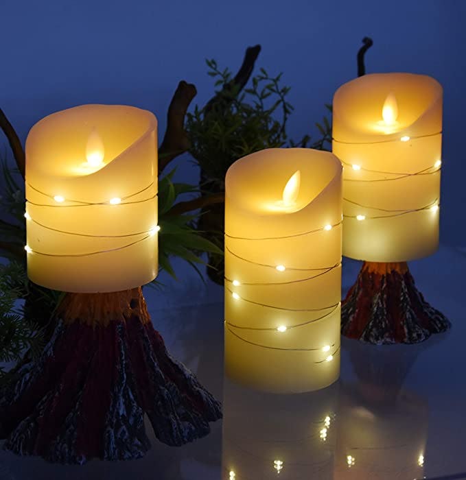 DANIP Flameless Candle (3-Piece)