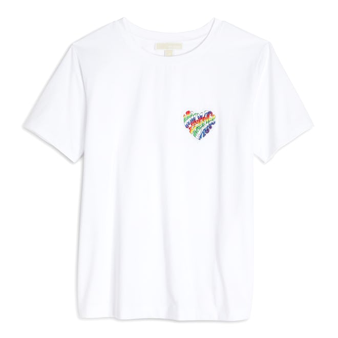 PRIDE Rainbow Badge Organic Cotton T-Shirt