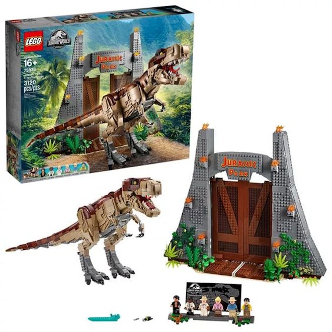 LEGO Jurassic World Jurassic Park: T. rex Rampage Building Kit 75936