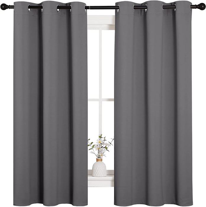 NICETOWN Thermal Insulated Grommet Blackout Curtains (2-Piece)