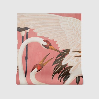 Heron Print Wallpaper