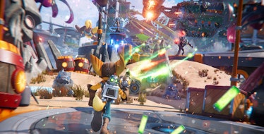 ratchet and clank rift apart combat