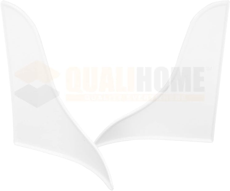 QUALIHOME Bathtub Shower Splash Guard (2-Pack)