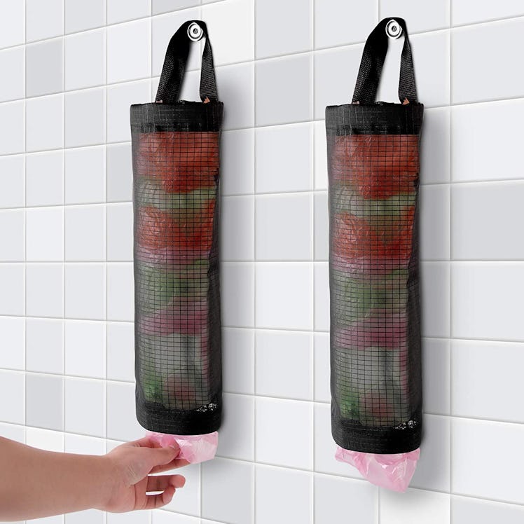  Mesh Garbage Bag Organizer 