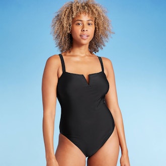 Shade & Shore V-Wire One Piece Swimsuit