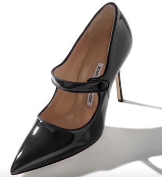 Black Patent Leather Pointed Toe Pumps
