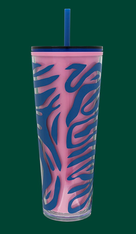 This Zebra Cold Cup is part of Starbucks summer 2021 merch collection.