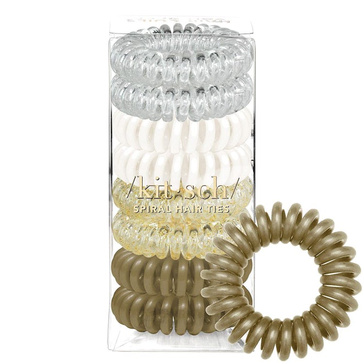 Kitsch Spiral Hair Ties (8-Pack)