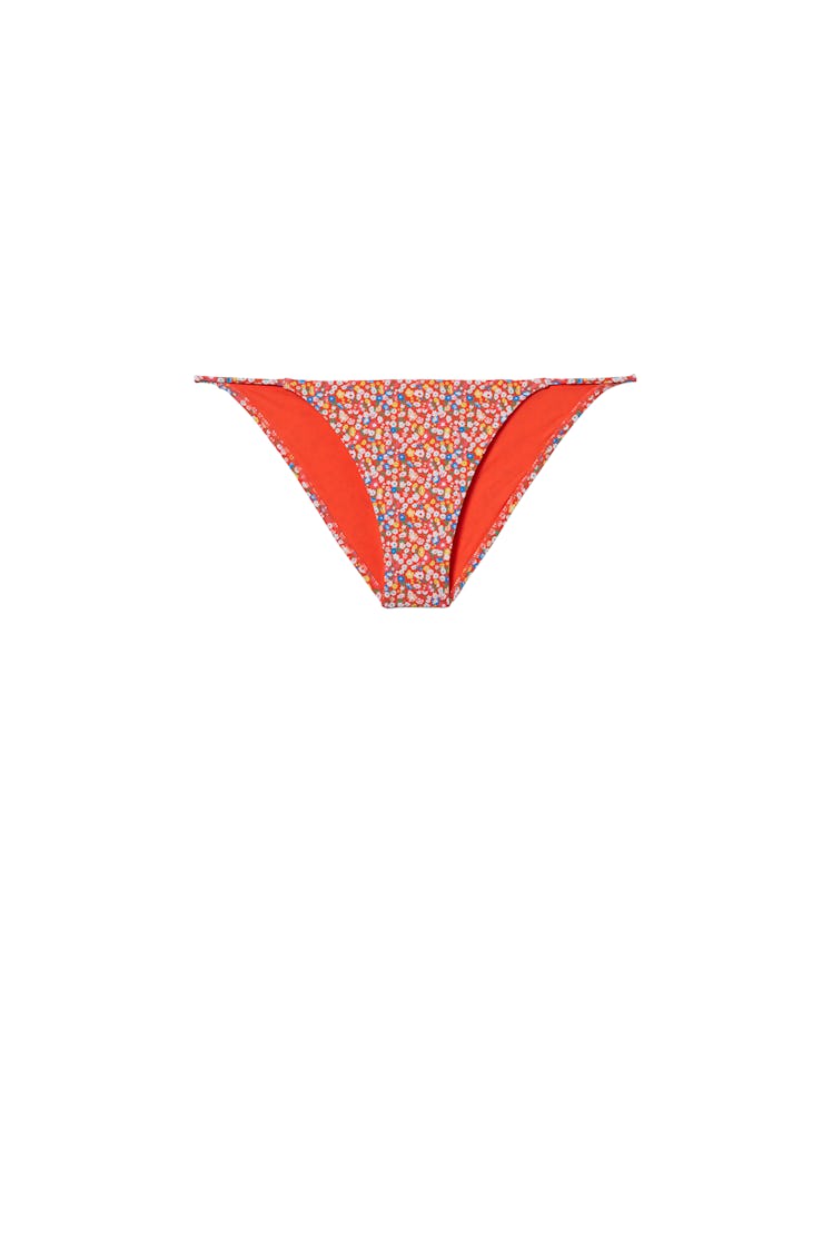 Printed Triangle Bikini Bottom