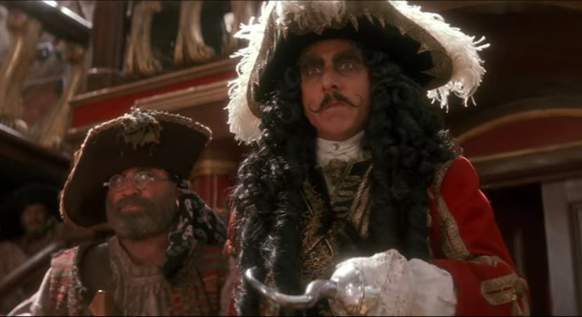 Hook, directed by Steven Spielberg, is a fantasy movie for kids about a grown-up Peter Pan.