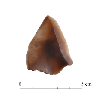 flint tool found at Nesher Ramla site
