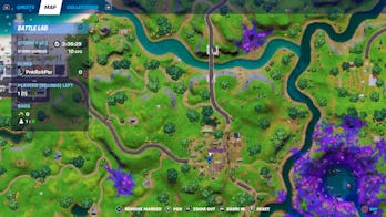 fortnite week 3 alien artifact location 5 map