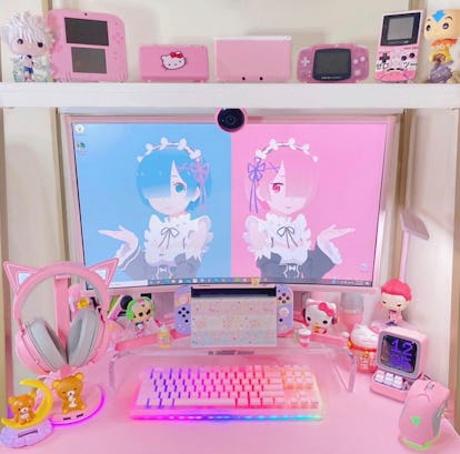 Featured image of post View 22 Pink Gaming Setup Anime