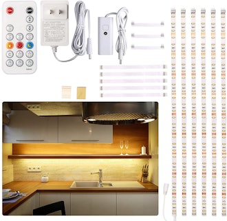 Wobane Under-Cabinet LED Strip Lights (6 Pieces)