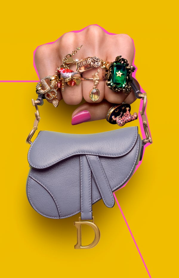 Dior's Microbag Saddle Bag