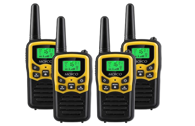 MOICO Long Range Walkie Talkies (4-Pack) 