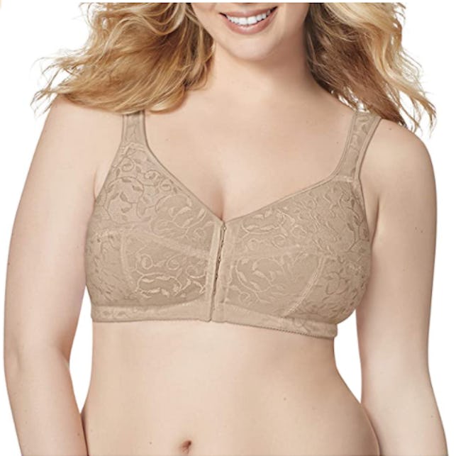 Just My Size Front-Close Wire-Free Bra