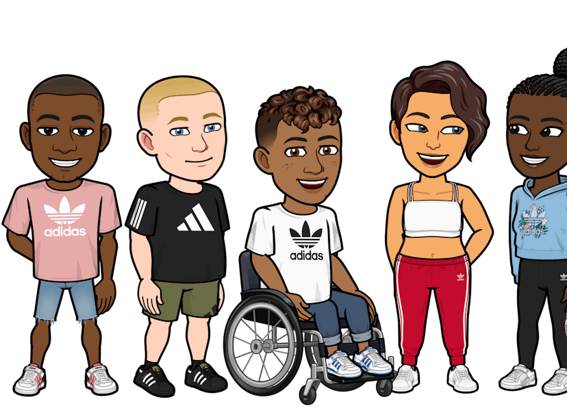 Snapchat's Adidas Bitmoji collection includes some much-hyped sneakers.