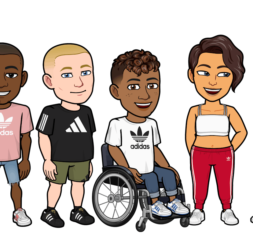 Snapchat's Adidas Bitmoji collection includes some much-hyped sneakers.