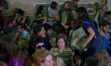 A crazed mob from the movie The Crazies