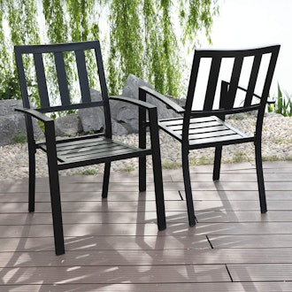 MFSTUDIO Patio Dining Chair (Set Of 2)