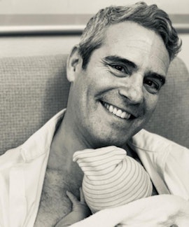 Fatherhood fills Andy Cohen with gratitude.