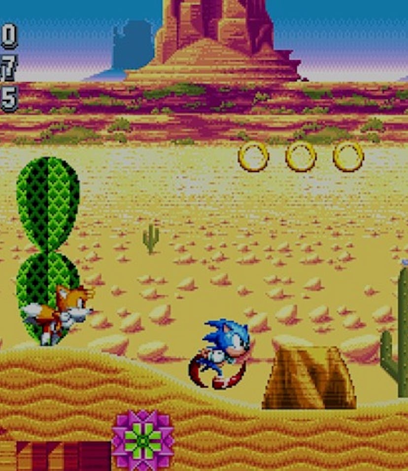 A screenshot from Sonic Mania 