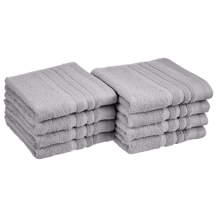 Amazon Basics Cosmetic Friendly Hand Towel (8-Pack)