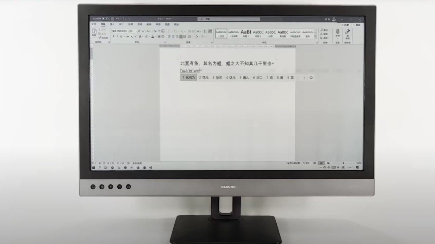There’s finally a 25-inch E Ink monitor for extreme readers