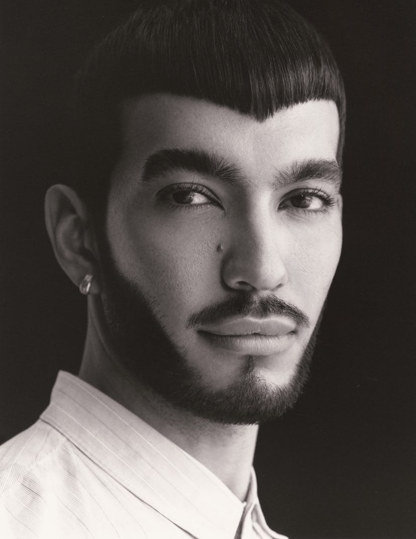 Black and white portrait of Raoúl Alejandre.