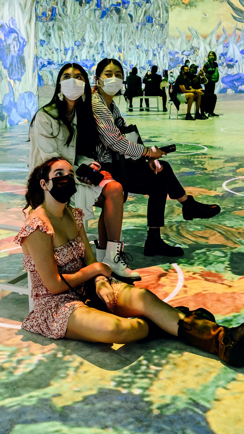 The immersive Van Gogh exhibit is very popular on Instagram.