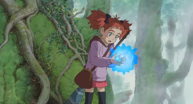 Mary and the Witch's Flower features the voice talents of Kate Winslet and Jim Broadbent.