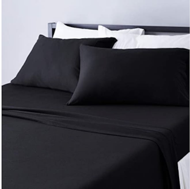Amazon Basics Cotton Jersey Bed Sheet Set (Queen)