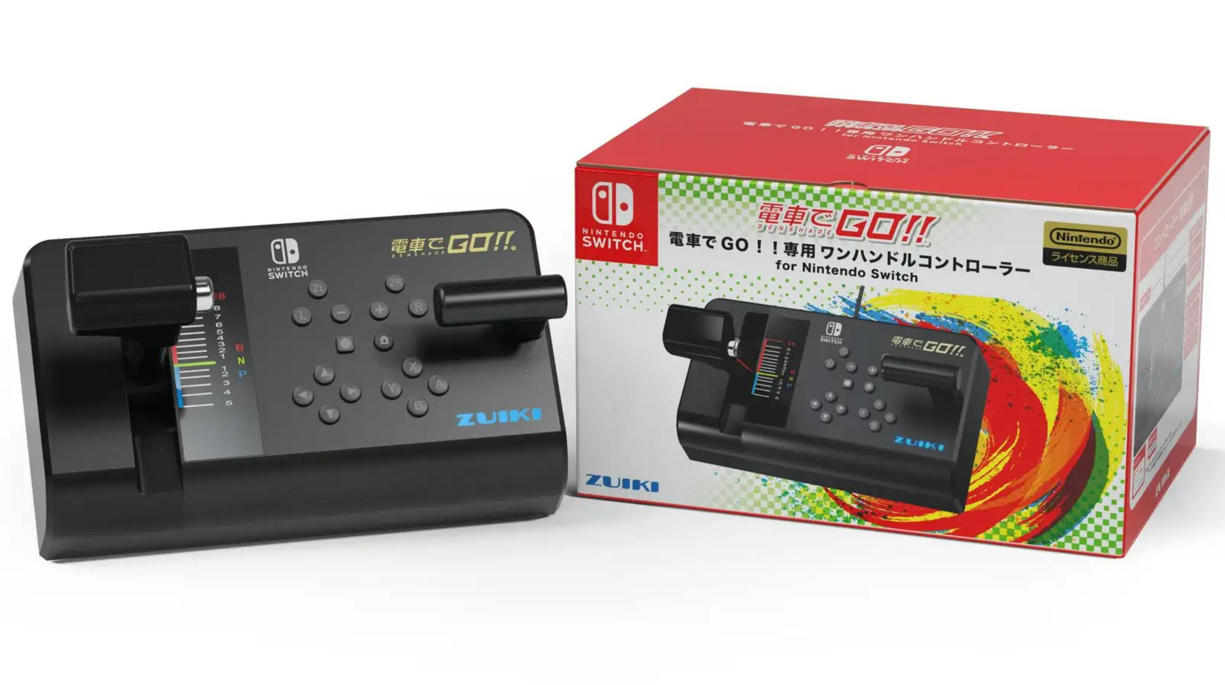 Nintendo Switch SIMあり This controller makes your Switch a perfect train simulator