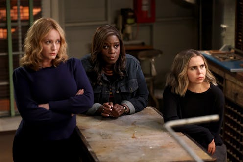 Christina Hendricks as Beth Boland, Retta as Ruby Hill, Mae Whitman as Annie Marks in 'Good Girls' S...