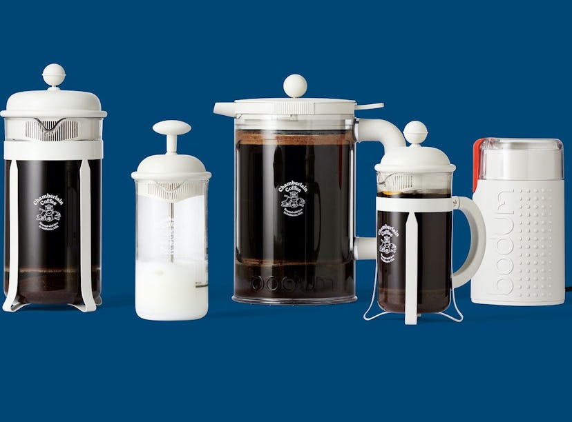 Charmberlain Coffee's Bodum collection has all the coffee tools you need.