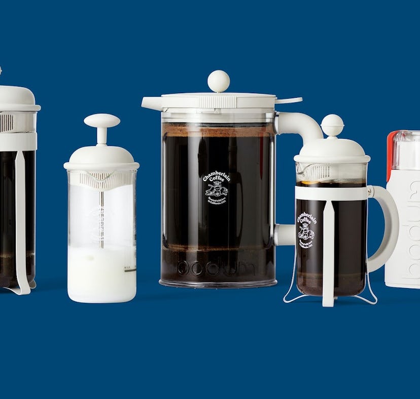Charmberlain Coffee's Bodum collection has all the coffee tools you need.