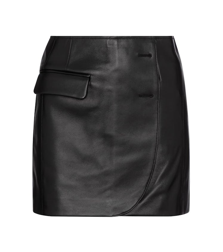 Leather Miniskirt