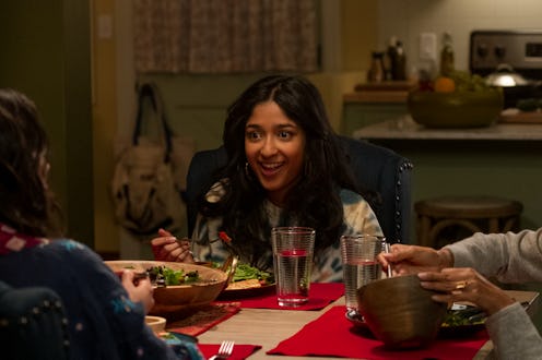 MAITREYI RAMAKRISHNAN as DEVI VISHWAKUMAR in episode 201 of NEVER HAVE I EVER via Netflix Media Cent...