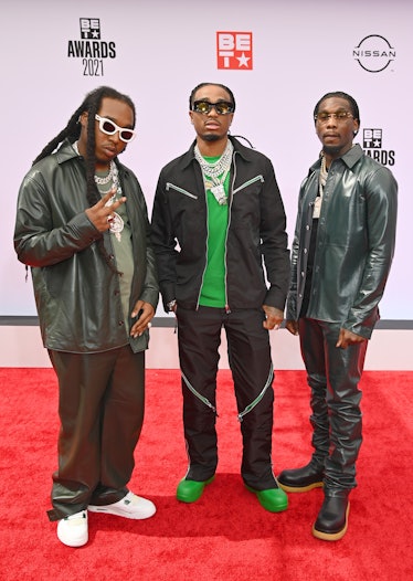 Takeoff, Quavos, and Offset at the 2021 BET Awards