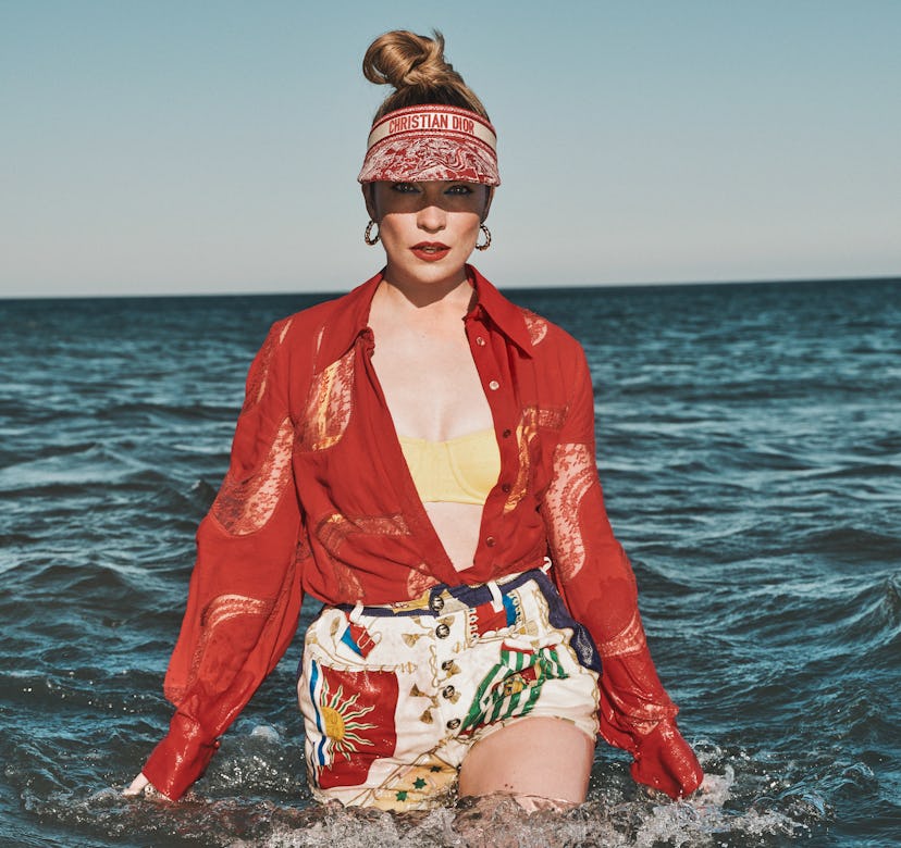 Annie Murphy appears in a photo shoot as TZR's June 2021 cover star.