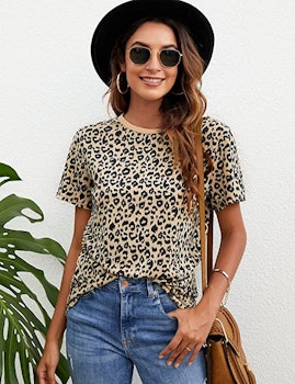 BMJL Casual Leopard Print Top