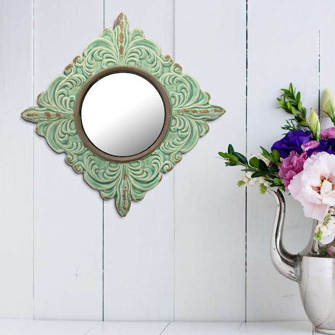 Stonebriar Decorative Ceramic Wall Mirror 