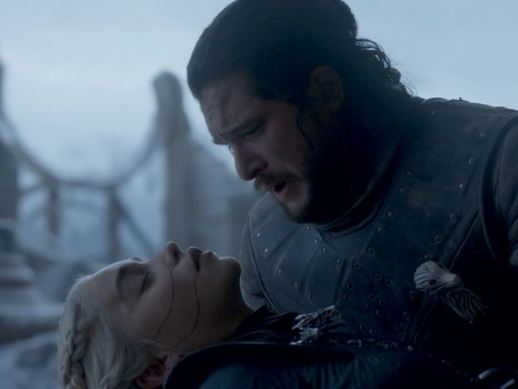 Dany and Jon Snow in the 'Game of Thrones' series finale