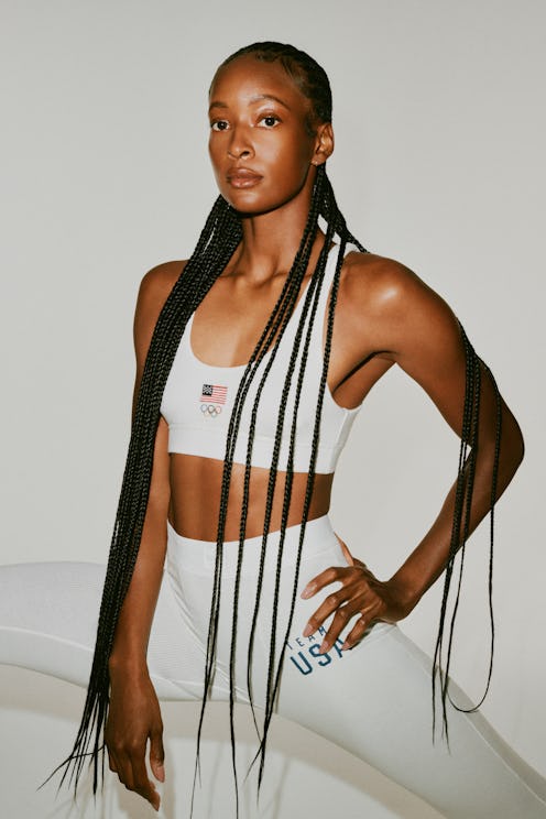 Dalilah Muhammad in SKIMS For Team USA campaign.