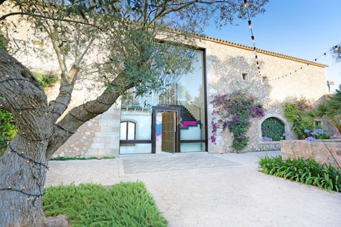 The Love Island Villa pictured from outside